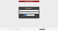 Desktop Screenshot of my.ams-ix.net